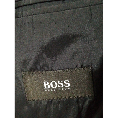 Pre-owned Hugo Boss Wool Vest In Blue