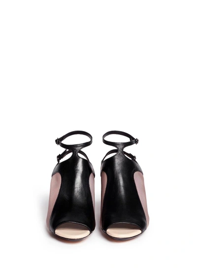 Shop 3.1 Phillip Lim / フィリップ リム ''aria' Mesh Leather Chunky Combo Heel Sandals