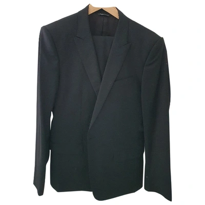 Pre-owned Dolce & Gabbana Black Wool Suits