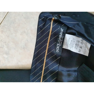 Pre-owned Dolce & Gabbana Black Wool Suits