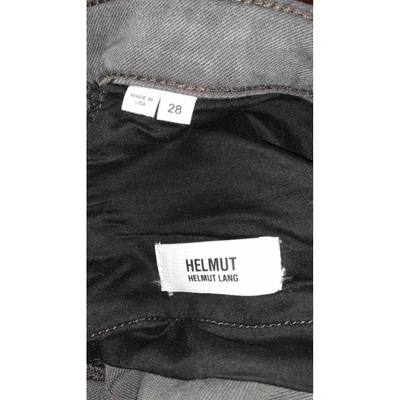 Pre-owned Helmut Lang Grey Jeans