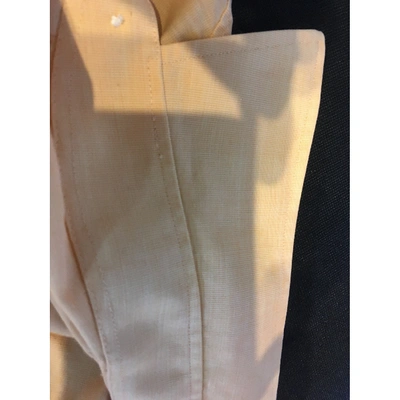 Pre-owned Hugo Boss Shirt In Yellow