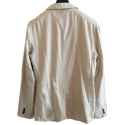 Pre-owned Burberry Beige Cotton Jacket