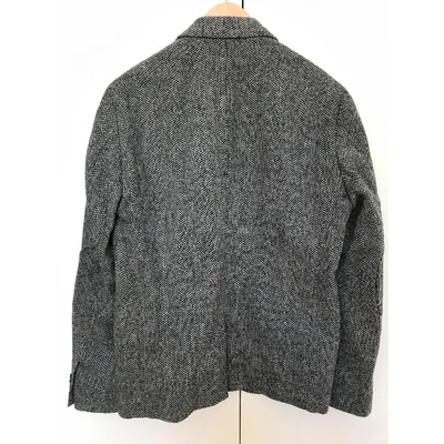 Pre-owned Scotch & Soda Anthracite Wool Jacket