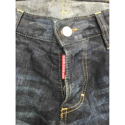 Pre-owned Dsquared2 Straight Jeans In Blue