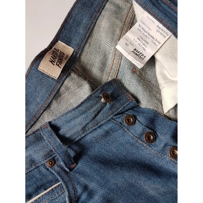 Pre-owned Naked & Famous Blue Cotton Jeans