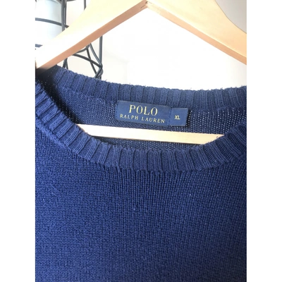 Pre-owned Polo Ralph Lauren Blue Cotton Knitwear & Sweatshirts