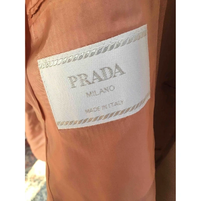 Pre-owned Prada Wool Vest In Pink