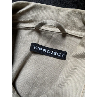Pre-owned Y/project Beige Denim - Jeans Jacket