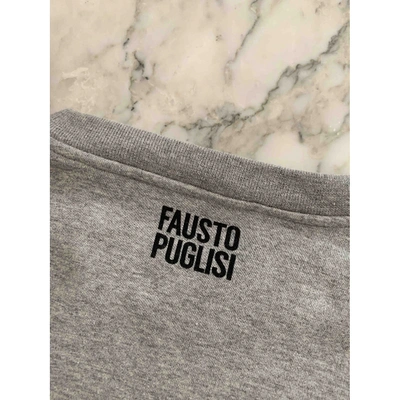 Pre-owned Fausto Puglisi Grey Cotton Knitwear & Sweatshirts