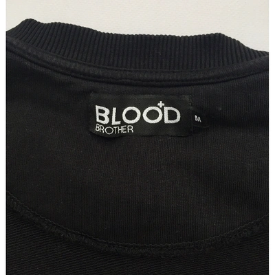 Pre-owned Blood Brother Blood Brsweatshirt In Black