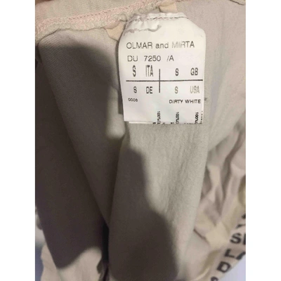 Pre-owned Rick Owens Drkshdw Beige Cotton T-shirts