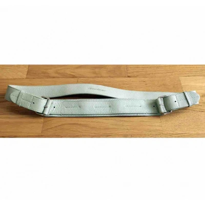 Pre-owned Vanessa Bruno Leather Belt In Green