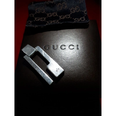 Pre-owned Gucci Steel Pendant
