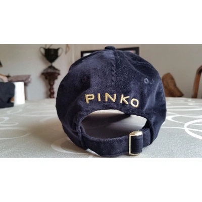 Pre-owned Pinko Cap In Black