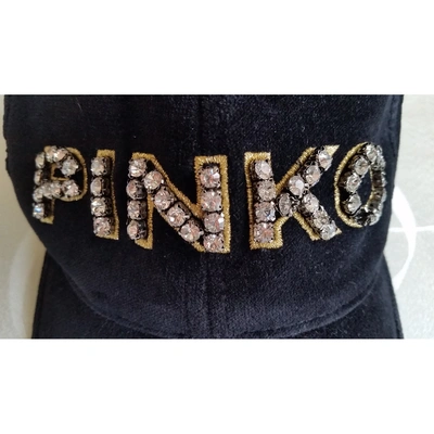 Pre-owned Pinko Cap In Black