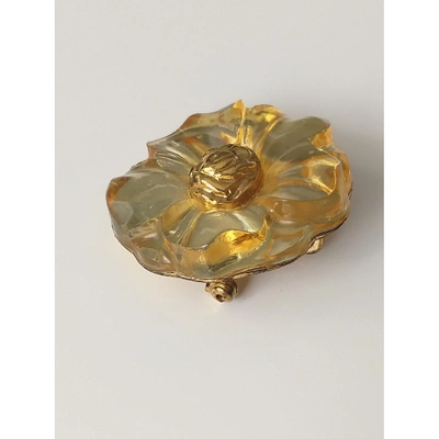 Pre-owned Kenzo Pin & Brooche In Gold