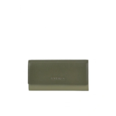 Pre-owned Givenchy Khaki Leather Wallet