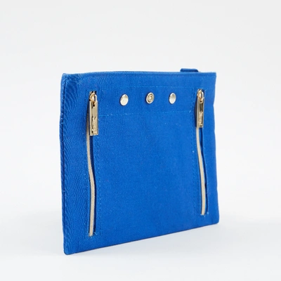 Pre-owned Saint Laurent Cloth Purse In Blue