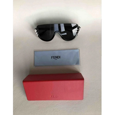 Pre-owned Fendi Black Sunglasses