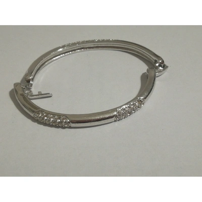 Pre-owned Swarovski Silver Steel Bracelet