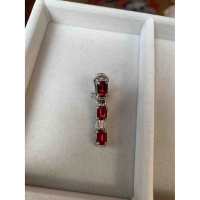 Pre-owned Prada Earrings In Red