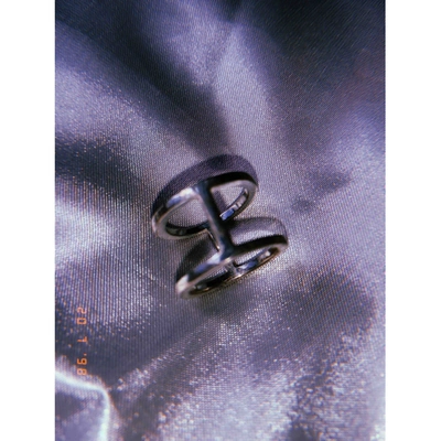 Pre-owned Mm6 Maison Margiela Ring In Silver
