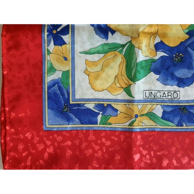 Pre-owned Emanuel Ungaro Multicolour Silk Silk Handkerchief
