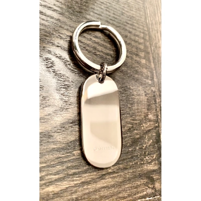 Pre-owned Cartier Key Ring In Silver