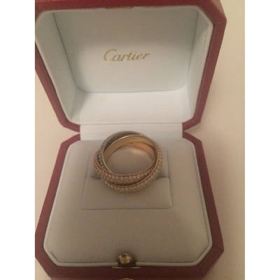 Pre-owned Cartier Trinity Yellow Gold Ring In Other