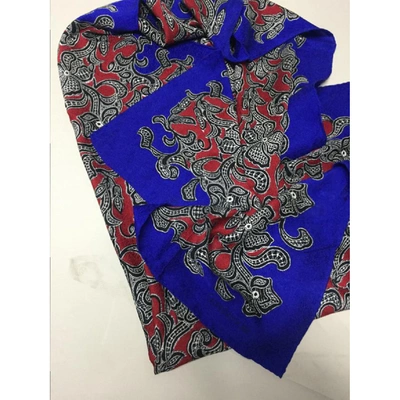 Pre-owned Versace Silk Handkerchief In Multicolour