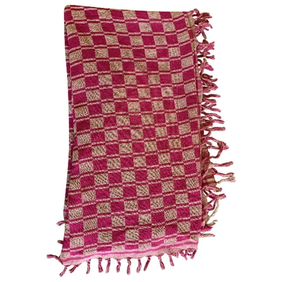 Pre-owned Isabel Marant Étoile Pink Silk Scarf