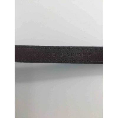 Pre-owned Marc Jacobs Leather Belt In Blue