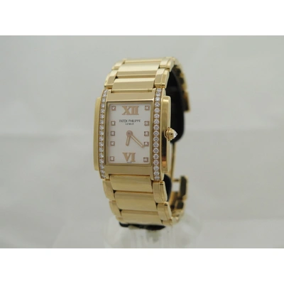 Pre-owned Patek Philippe Twenty Four Gold Yellow Gold Watch