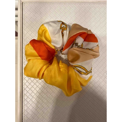 Pre-owned Ohne Titel Silk Hair Accessory In Yellow