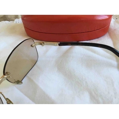 Pre-owned Valentino Metal Sunglasses