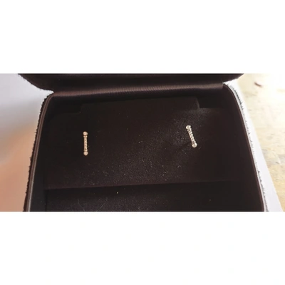 Pre-owned Tiffany & Co Clés Tiffany Silver Platinum Earrings