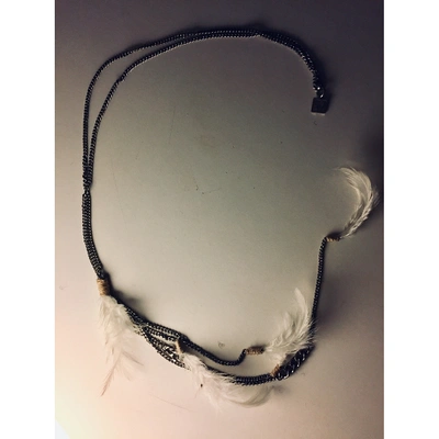 Pre-owned Pascale Monvoisin Necklace In Silver