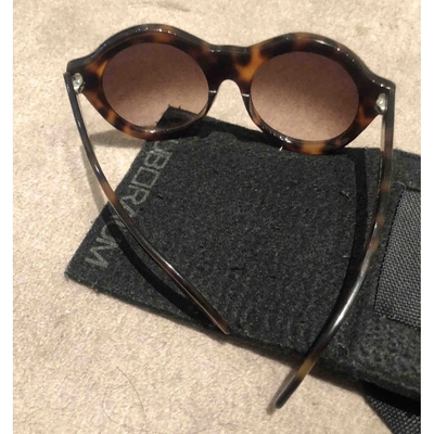Pre-owned Kuboraum Brown Sunglasses