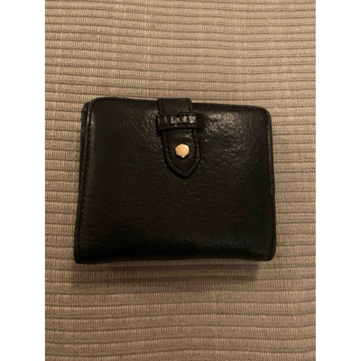 Pre-owned Marc By Marc Jacobs Black Leather Wallet