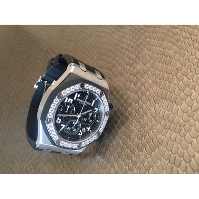 Pre-owned Audemars Piguet Royal Oak Offshore Watch In Black