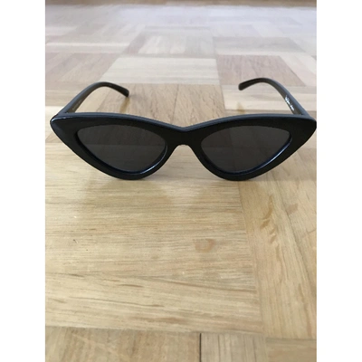 Pre-owned Adam Selman Black Sunglasses