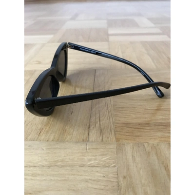 Pre-owned Adam Selman Black Sunglasses