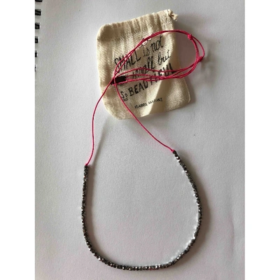 Pre-owned Isabel Marant Étoile Silver Metal Necklace