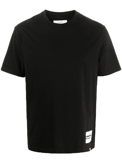 Shop Facetasm Logo Patch T-shirt In Black