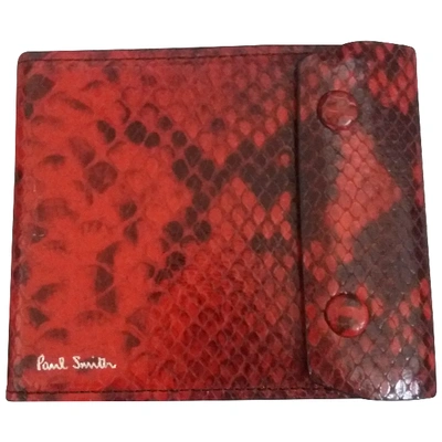 Pre-owned Paul Smith Red Leather Purses, Wallet & Cases
