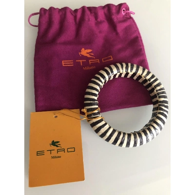 Pre-owned Etro Multicolour Leather Bracelet