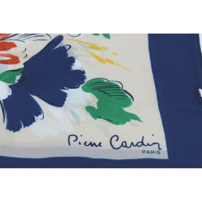 Pre-owned Pierre Cardin Silk Handkerchief In Multicolour