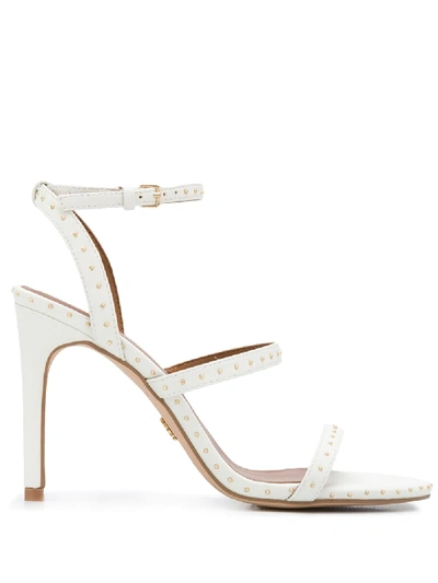 Shop Kurt Geiger Studded Sandals In White