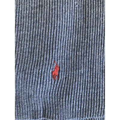 Pre-owned Polo Ralph Lauren Blue Wool Scarf